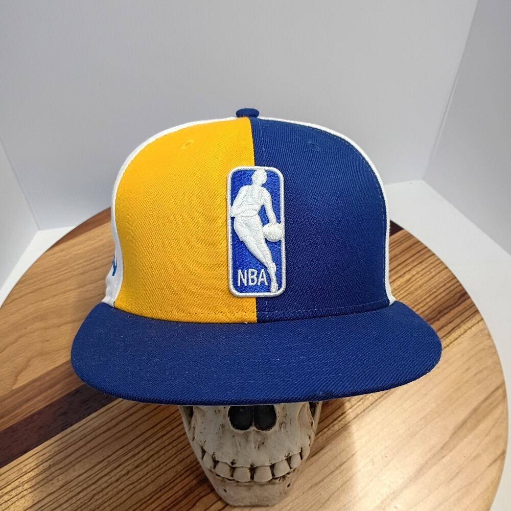New Era 59fifty Golden State Warriors Logoman Sz 7 3/8 Fitted cap hat GSW NBA